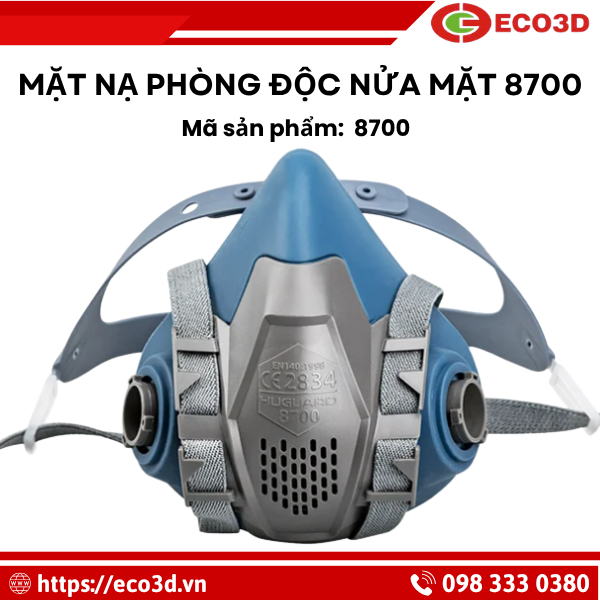 Mặt nạ phòng độc nửa mặt 8700
